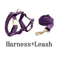 Personalized Velvet Purple Classic Set