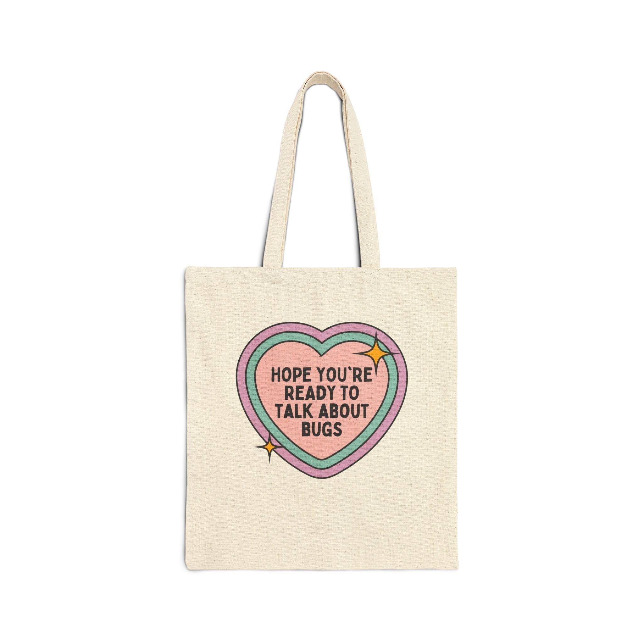 Entomologist Bug or Insect Tote with Heart - BIG FRENCHIES