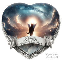 Celestial Symphony Cat Urns for Ashes & Cat Cremation Urn