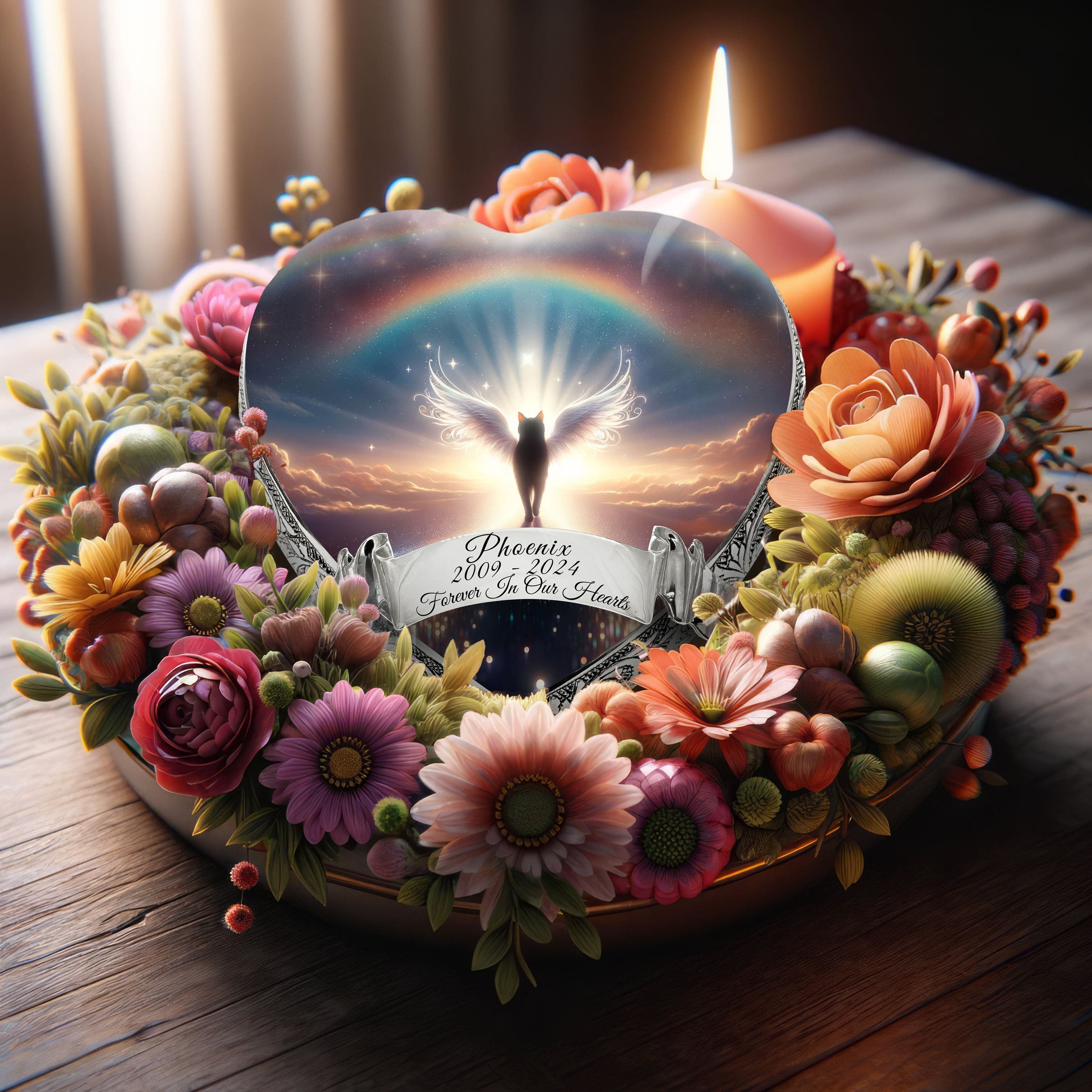 Cosmic Canvas Cat Urns for Ashes & Cat Cremation Urn