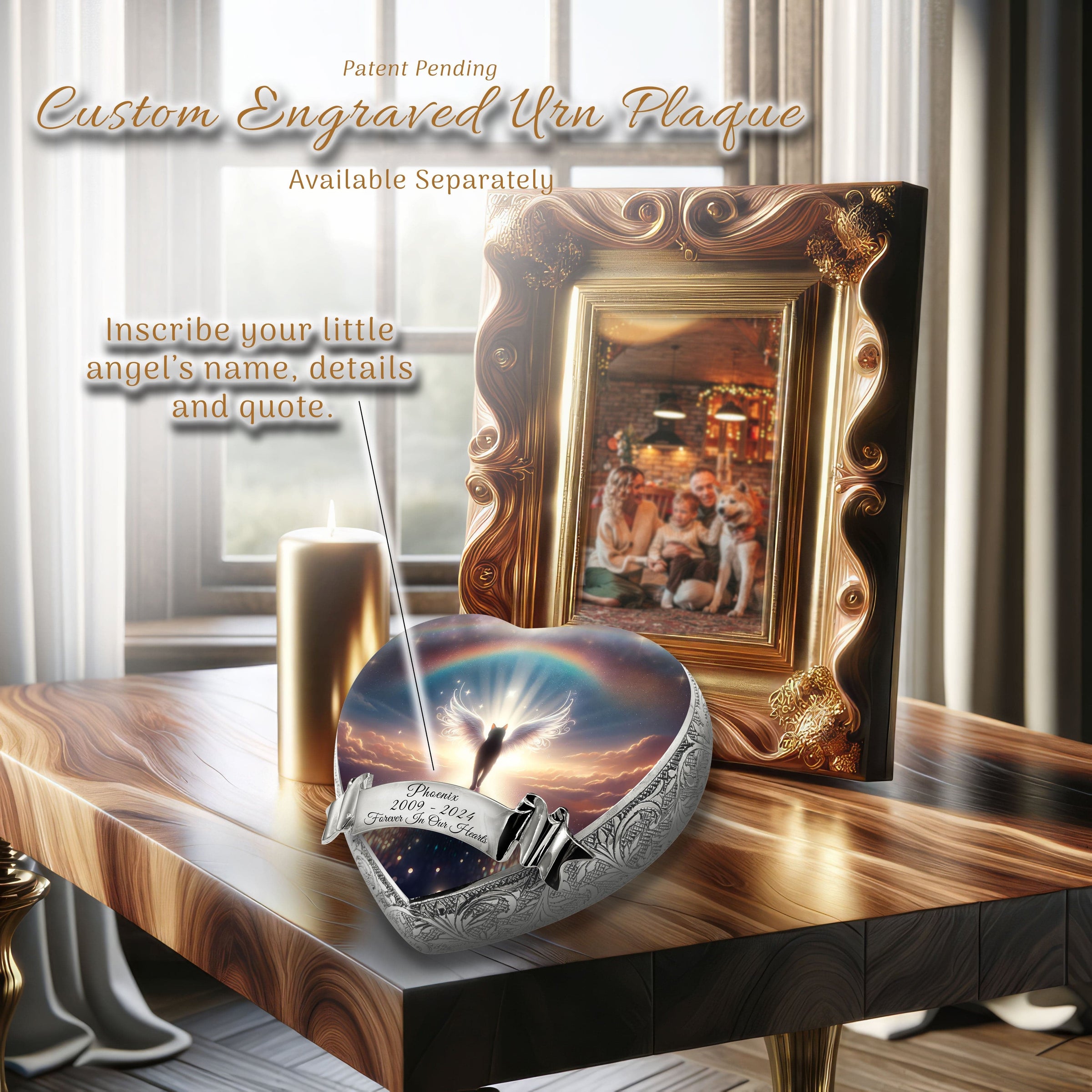 Cosmic Canvas Cat Urns for Ashes & Cat Cremation Urn