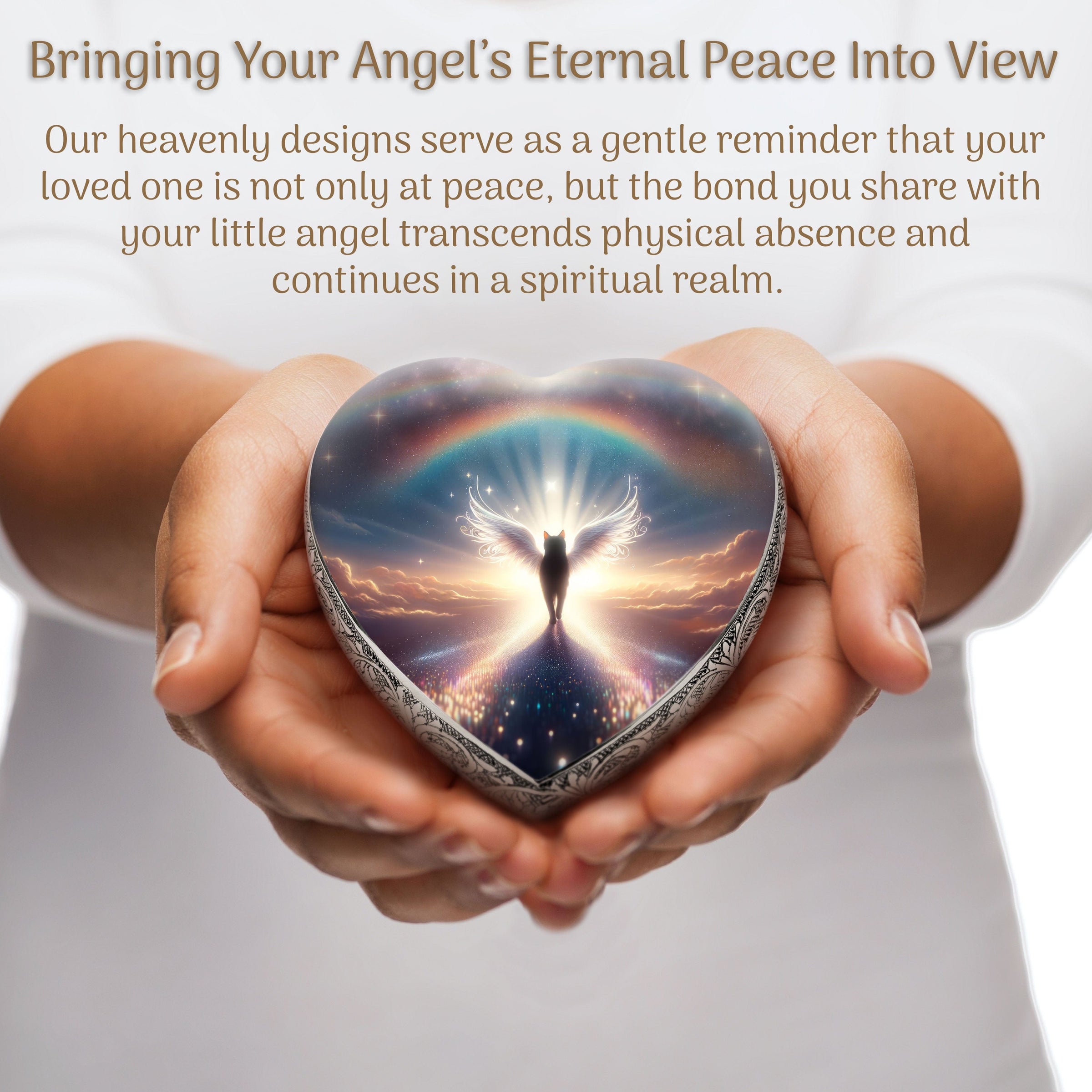 Cosmic Canvas Cat Urns for Ashes & Cat Cremation Urn