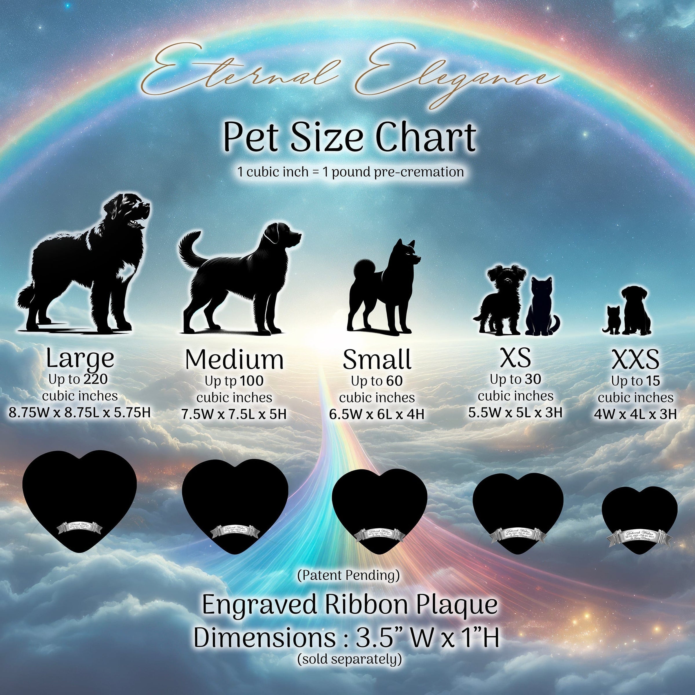 Cosmic Canvas Cat Urns for Ashes & Cat Cremation Urn
