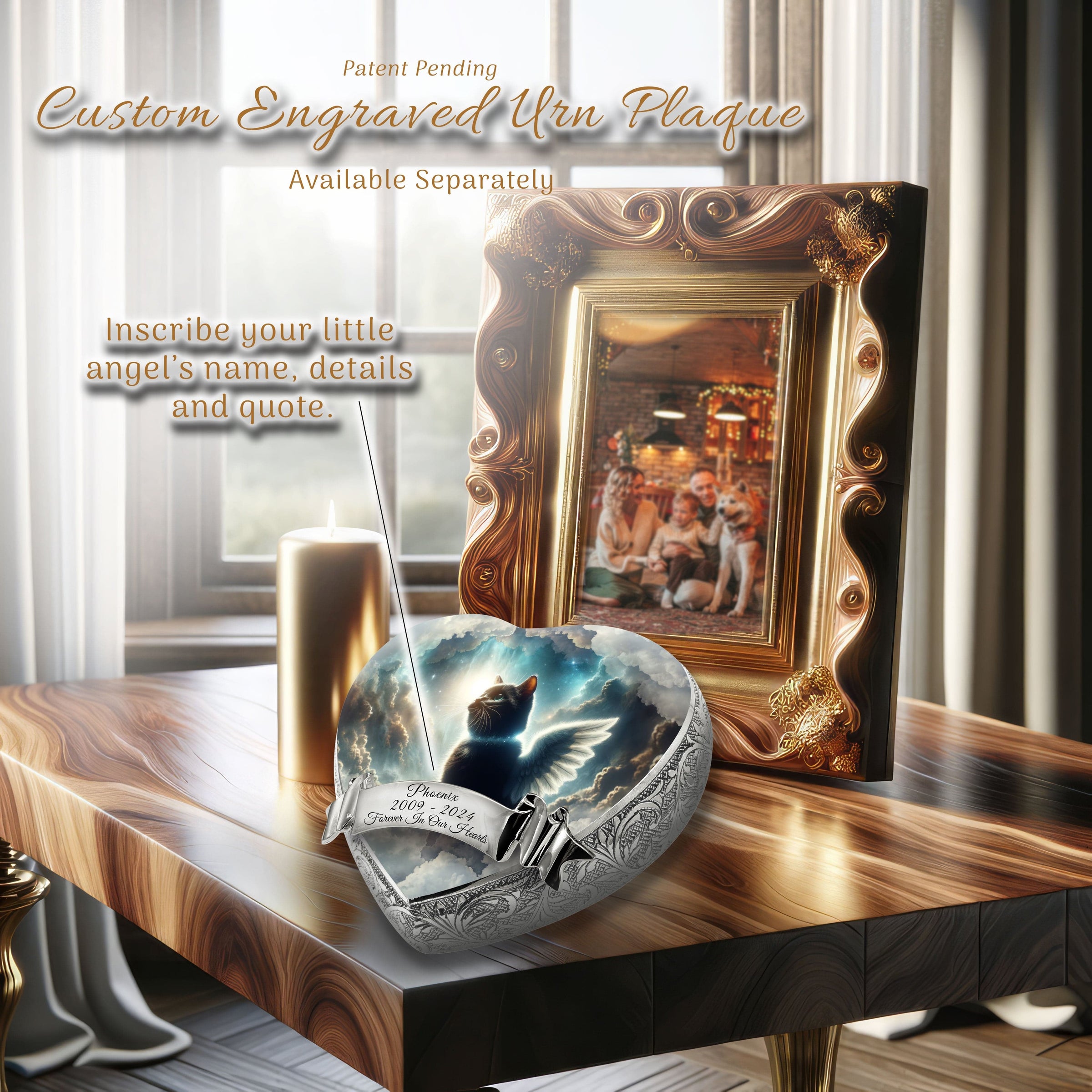 Nebula Night Cat Urns for Ashes & Cat Cremation Urn