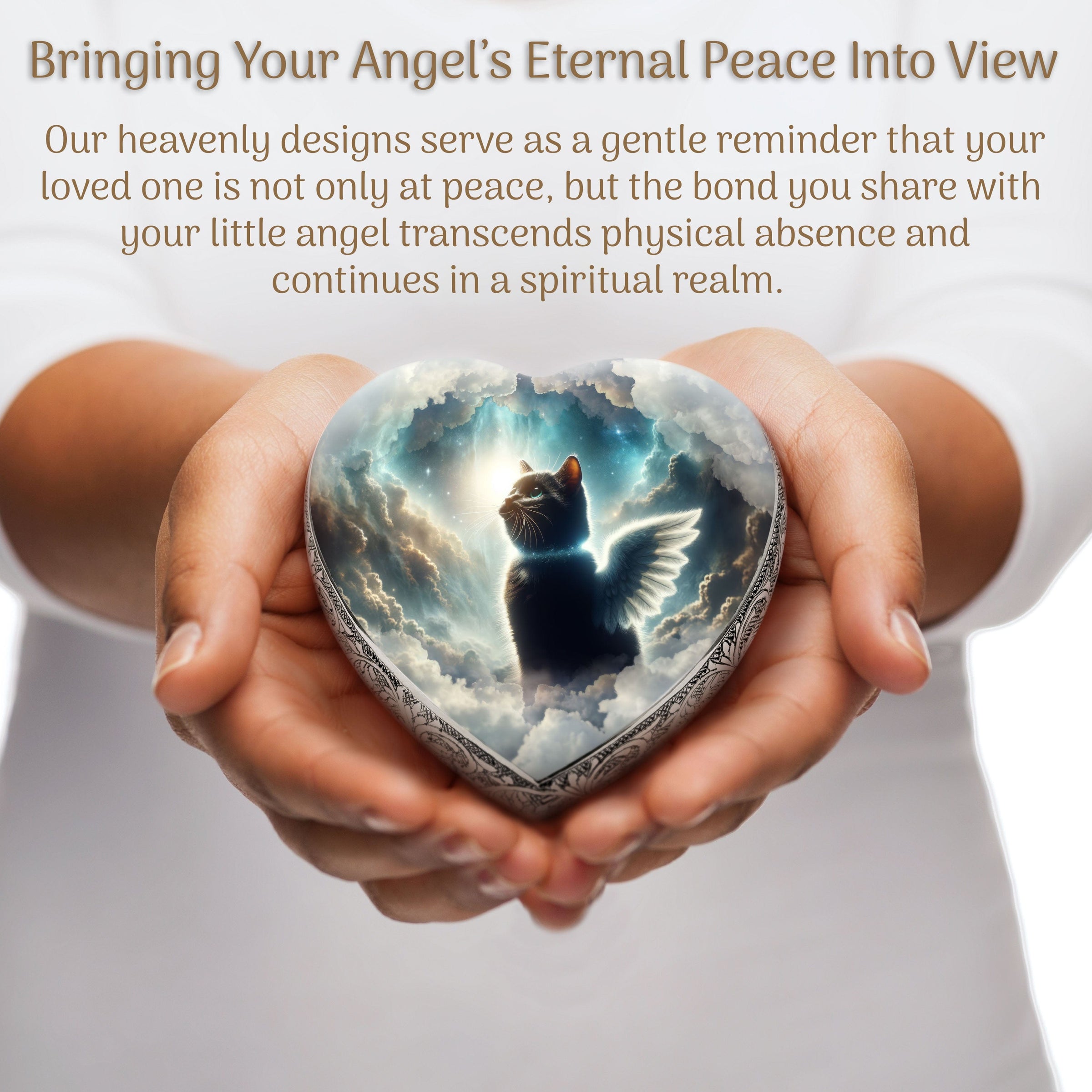 Nebula Night Cat Urns for Ashes & Cat Cremation Urn