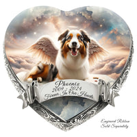 Australian Shepherd Dog Urn - Orion Shimmer Urn for Dog Ashes