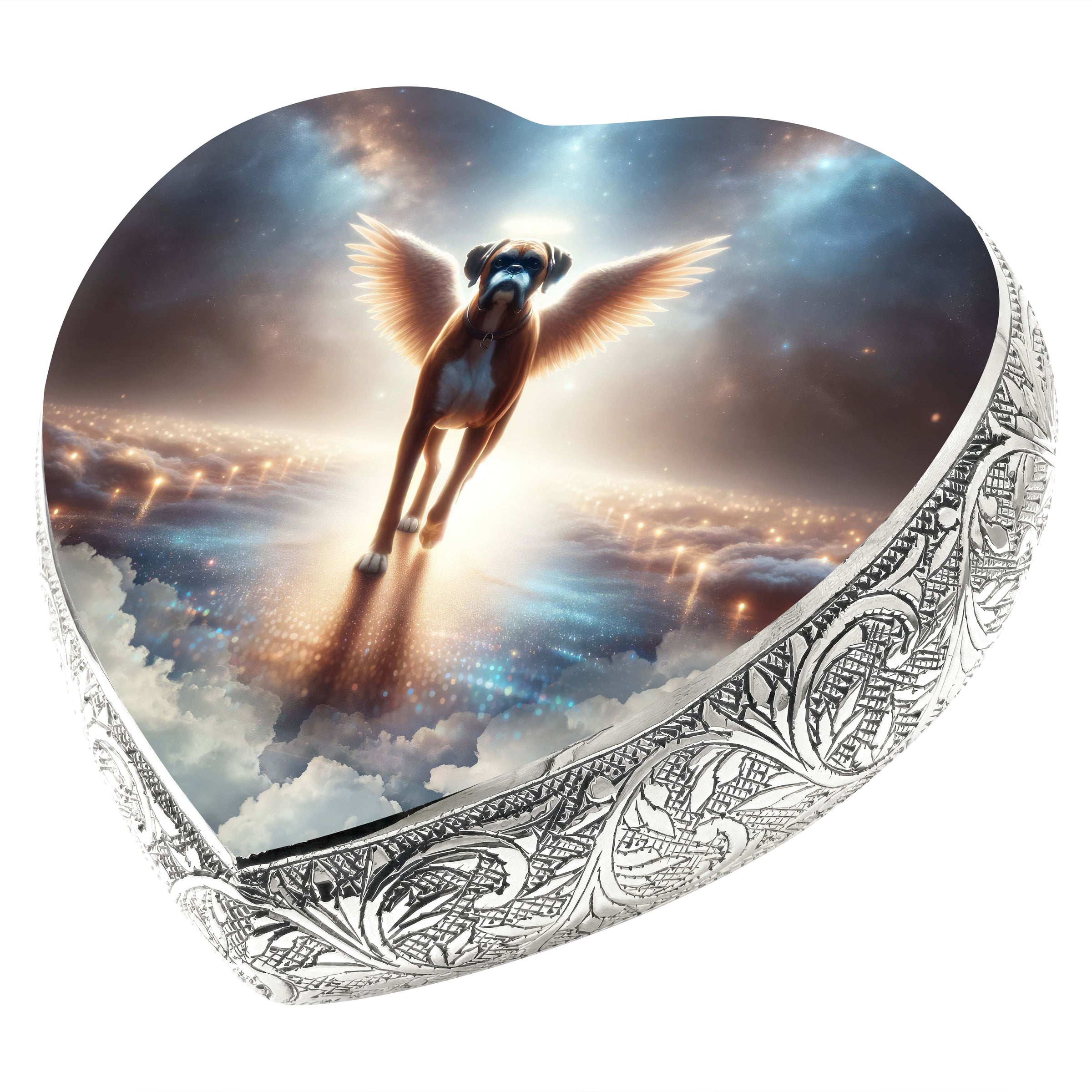 Boxer Dog Urn - Divine Dreamscape Urn for Dog Ashes