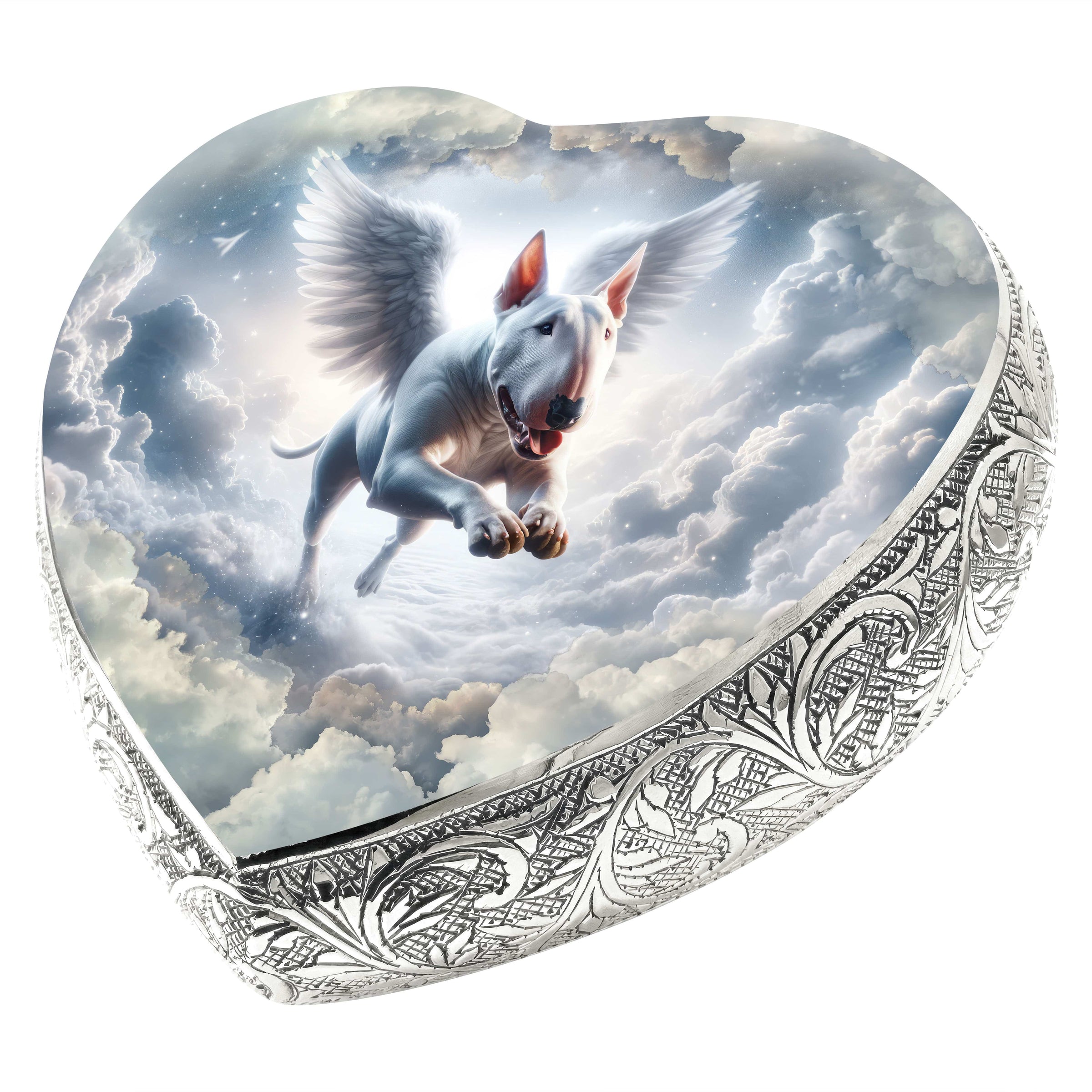 Bull Terrier Dog Urn - Divine Drift Urn for Dog Ashes