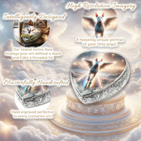 Bull Terrier Urn for Dog Ashes - Rainbow Bridge Dog Urn