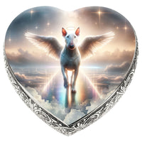 Bull Terrier Urn for Dog Ashes - Rainbow Bridge Dog Urn