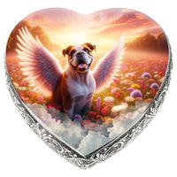 Bulldog Dog Urn - Angelic Splendor Urn for Dog Ashes