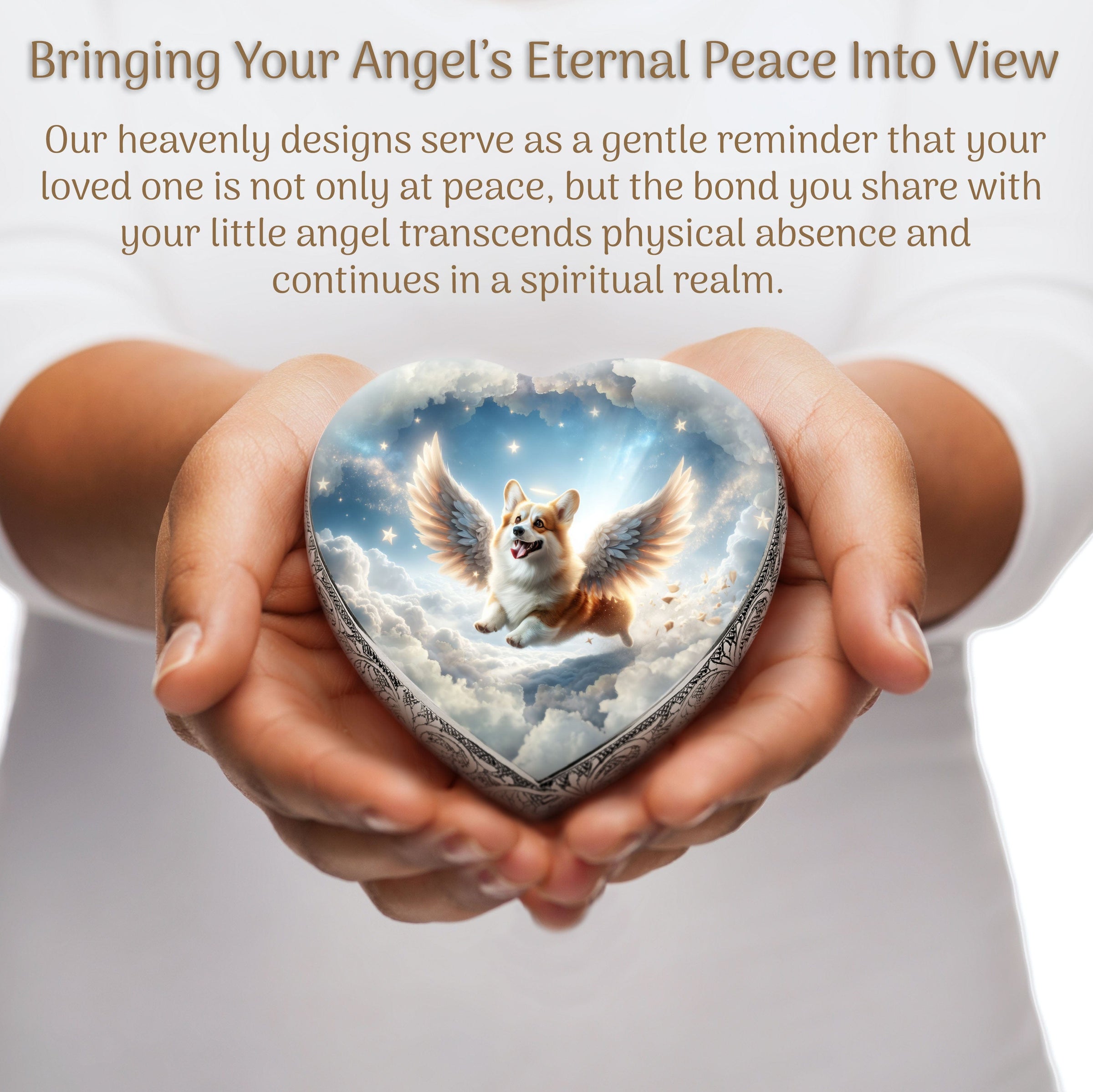 Corgi - Heavenly Serenity Dog Urn