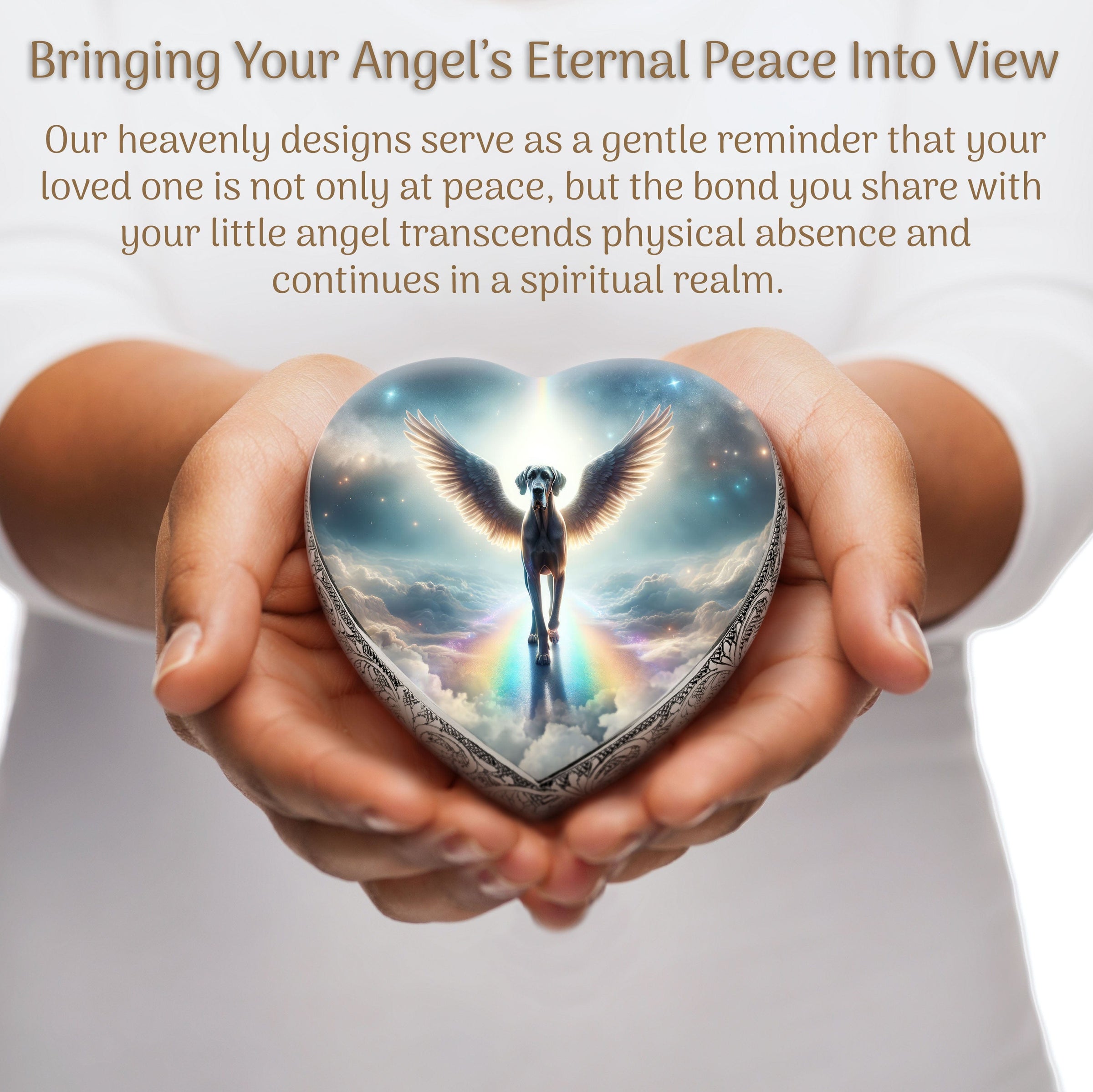 Doberman Pinscher - Rainbow Bridge Dog Urn