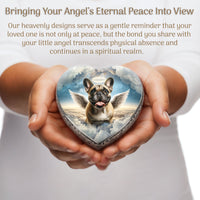 French Bulldog Dog Urn - Cherubic Charm Urn for Dog Ashes