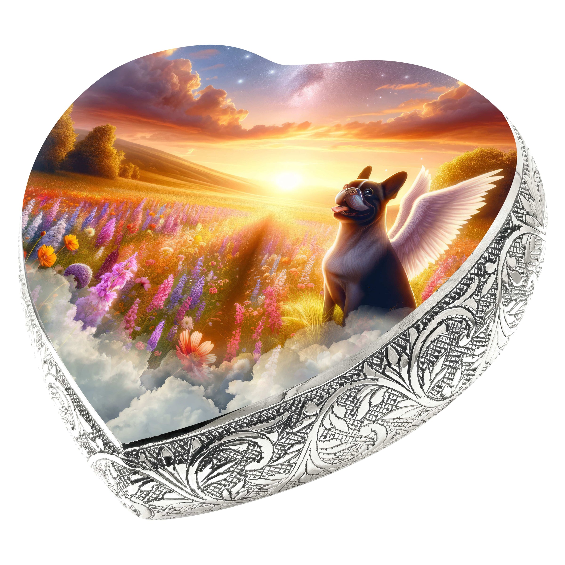 French Bulldog Dog Urn - Etheric Breeze Urn for Dog Ashes