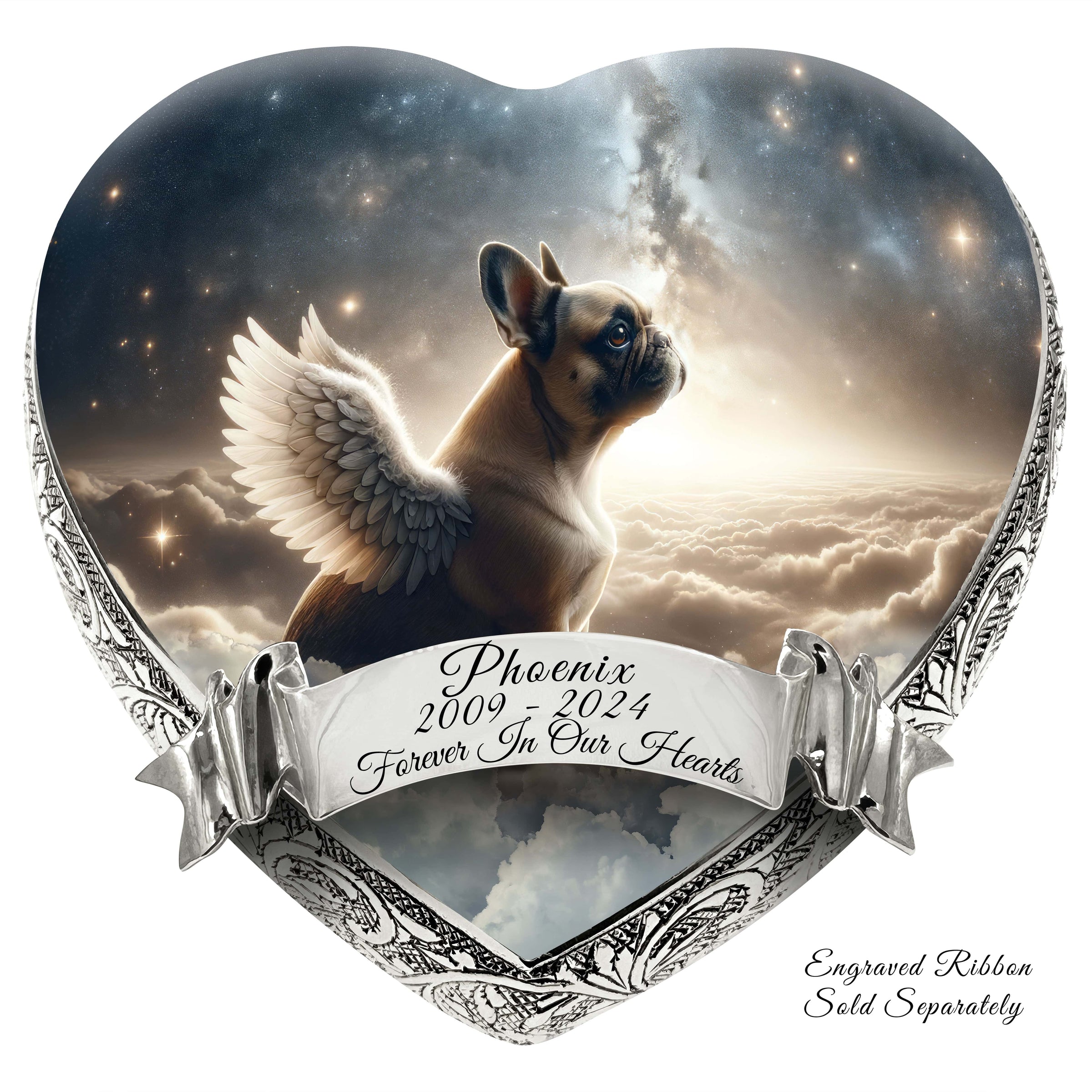 French Bulldog Dog Urn - Milky Way Whisper Urn for Dog Ashes