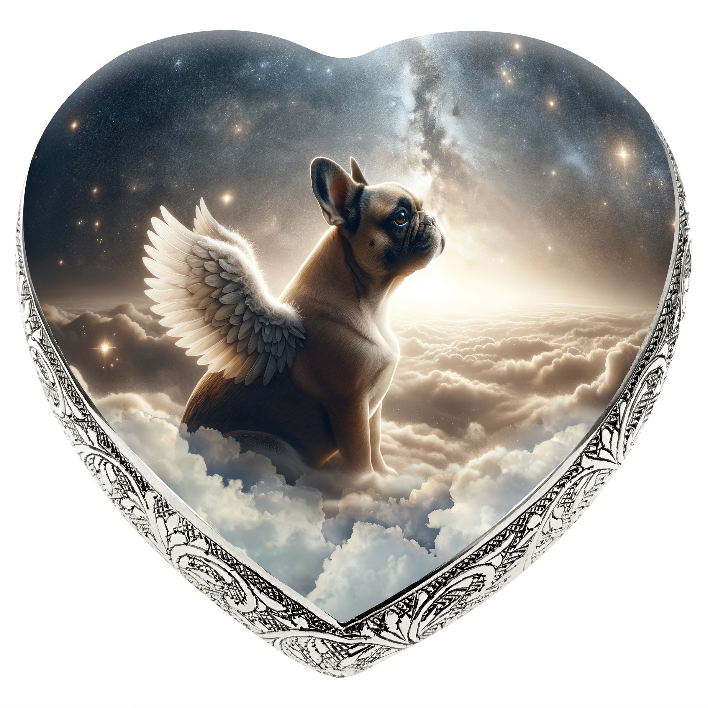 French Bulldog Dog Urn - Milky Way Whisper Urn for Dog Ashes