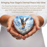 German Shepherd Dog Urn - Zodiac Zen Urn for Dog Ashes