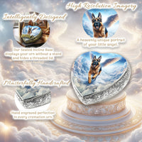 German Shepherd Dog Urn - Zodiac Zen Urn for Dog Ashes