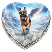 German Shepherd Dog Urn - Zodiac Zen Urn for Dog Ashes