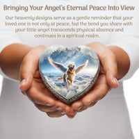 Golden Retriever Dog Urn - Angelic Veil Urn for Dog Ashes