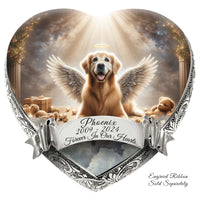 Golden Retriever Dog Urn - Empyrean Elegance Urn for Dog Ashes