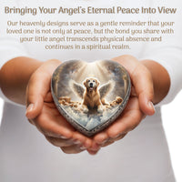 Golden Retriever Dog Urn - Empyrean Elegance Urn for Dog Ashes
