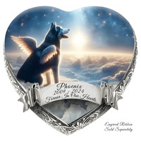 Husky Dog Urn - Celestial Canvas Urn for Dog Ashes