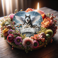 Husky Dog Urn - Edenic Splendor Urn for Dog Ashes