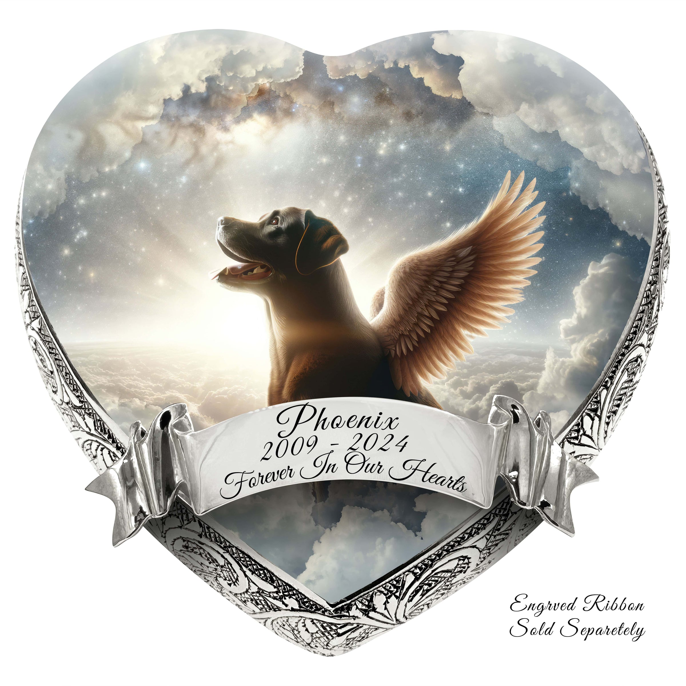 Labrador Retriever Dog Urn - Twilight Haze Urn for Dog Ashes