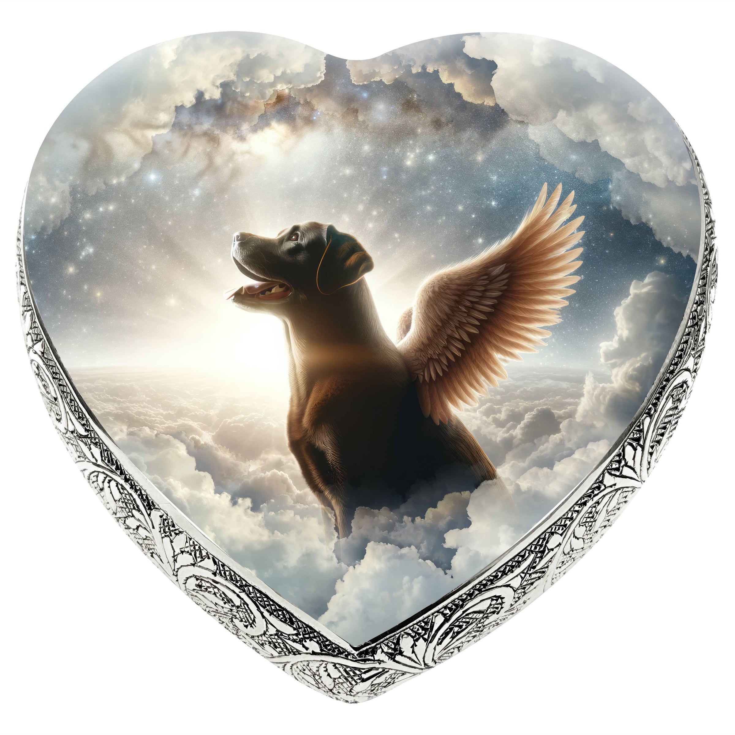 Labrador Retriever Dog Urn - Twilight Haze Urn for Dog Ashes
