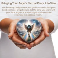 Siberian Husky Dog Urn - Rainbow Bridge Urn for Dog Ashes