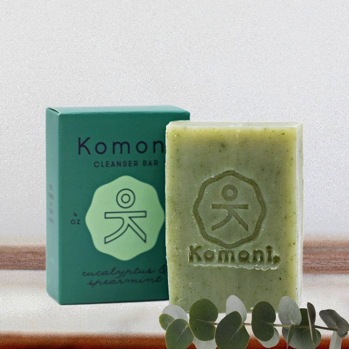Eucalyptus Spearmint FACE & BODY CLEANSER BAR - BIG FRENCHIES