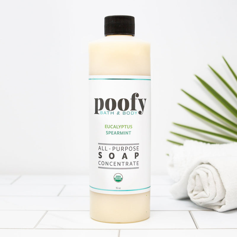 Eucalyptus Spearmint All-Purpose Soap Concentrate Organic - BIG FRENCHIES