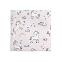NoJo Super Soft Pink Unicorn Nursery Mini Crib Fitted Sheet - BIG FRENCHIES