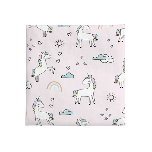 NoJo Super Soft Pink Unicorn Nursery Mini Crib Fitted Sheet - BIG FRENCHIES