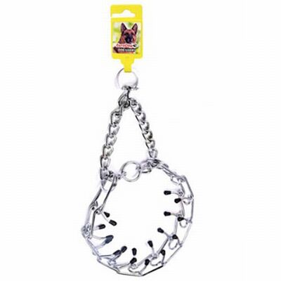 EuroDog Prong Training Collar with Rubber Tips 3mm 50cm
