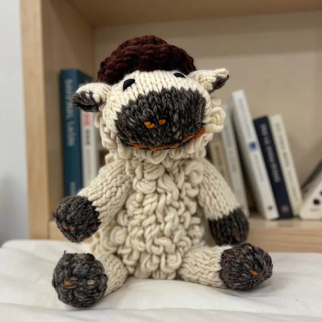 Wool Knit Buddy | Sawyer the Sheep - BIG FRENCHIES