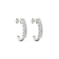 Half Huggie Hoop Earring