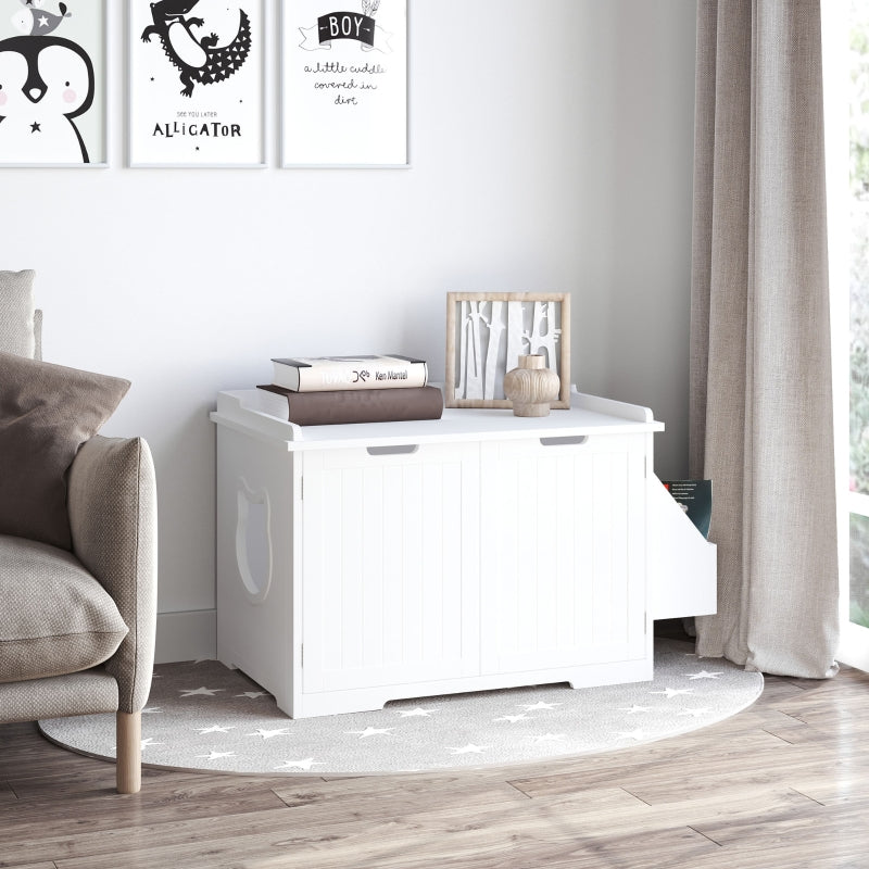 Cat Litter Box Nightstand End Table Enclosure - BIG FRENCHIES