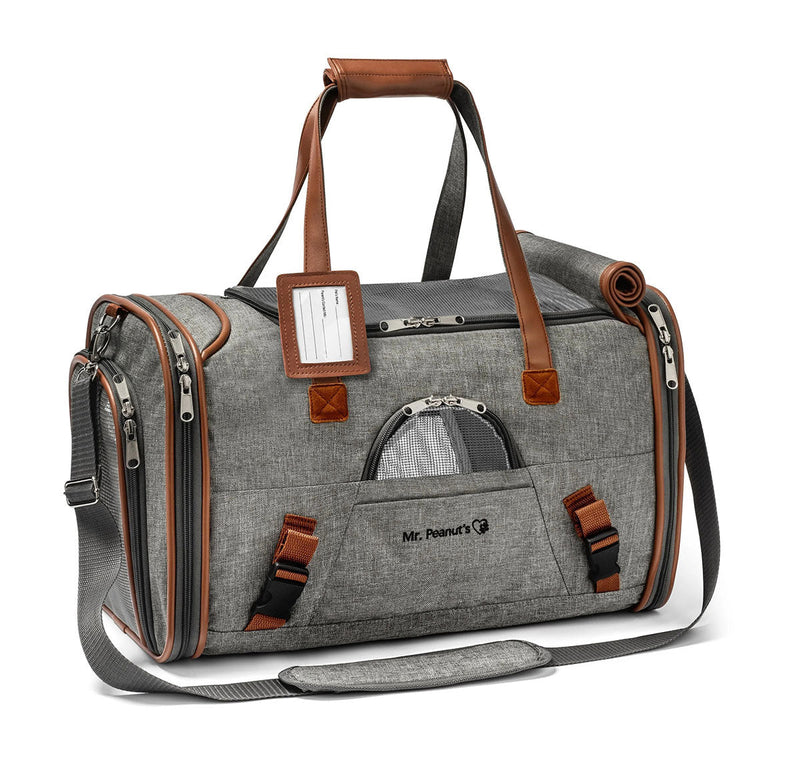Mr. Peanut's Gold Series Standard Size Airline Compliant Pet Carrier - BIG FRENCHIES