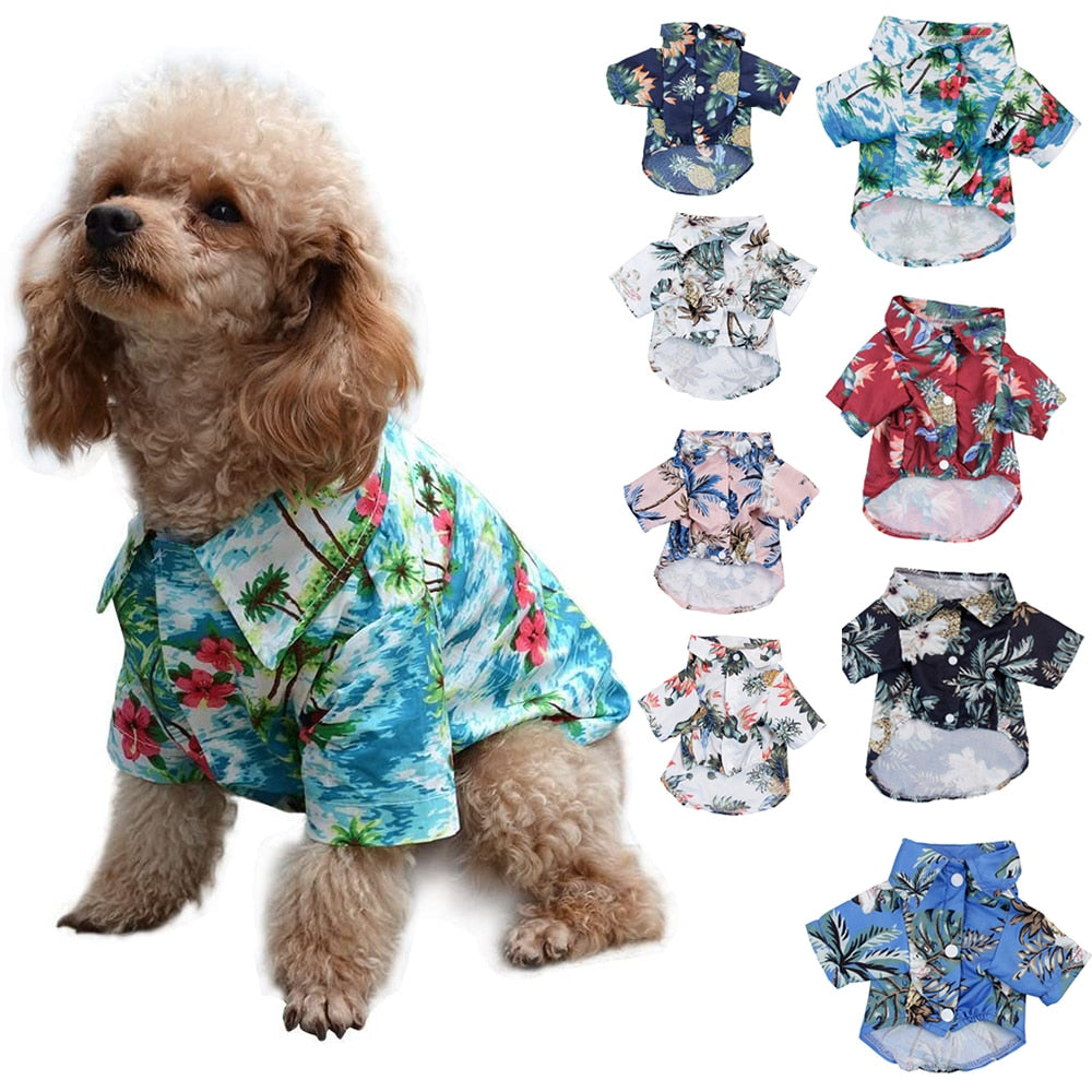 Hawaiian Pet Shirts - BIG FRENCHIES