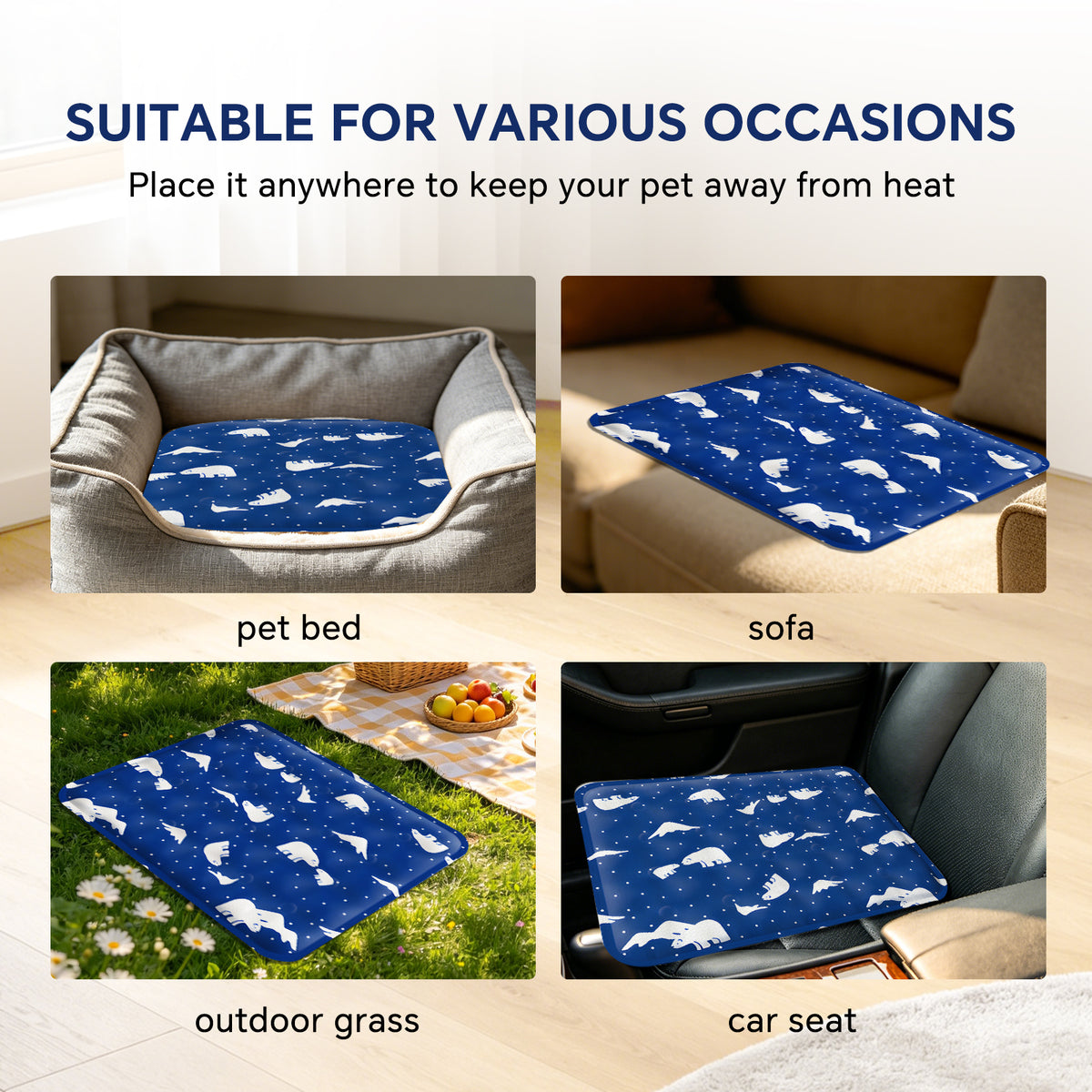 Only Self Pickup---CF6090s Underwater World Pet Cooling Mat