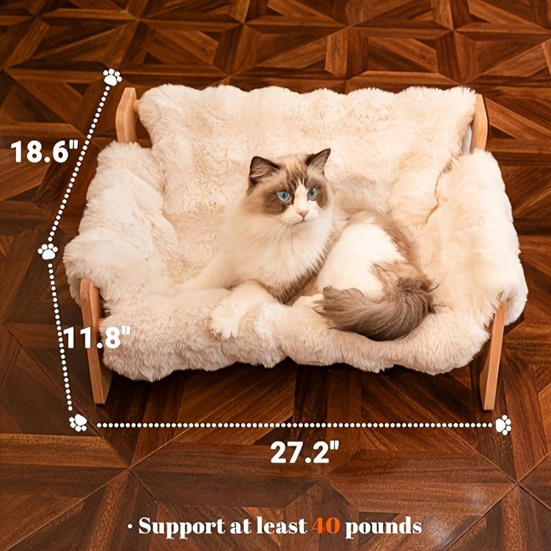 Cat Sofa Bed, Soft Plush Pet Sofa With Removable And Washable Cover, Non-slip Edge, Suitable For Indoor Cats And Small D
