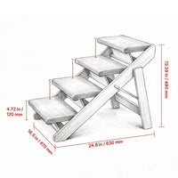 Pet Stairs with Non-Slip for Closet