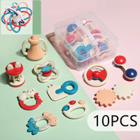 Baby Grip Teether and Rattle Toy for Infants