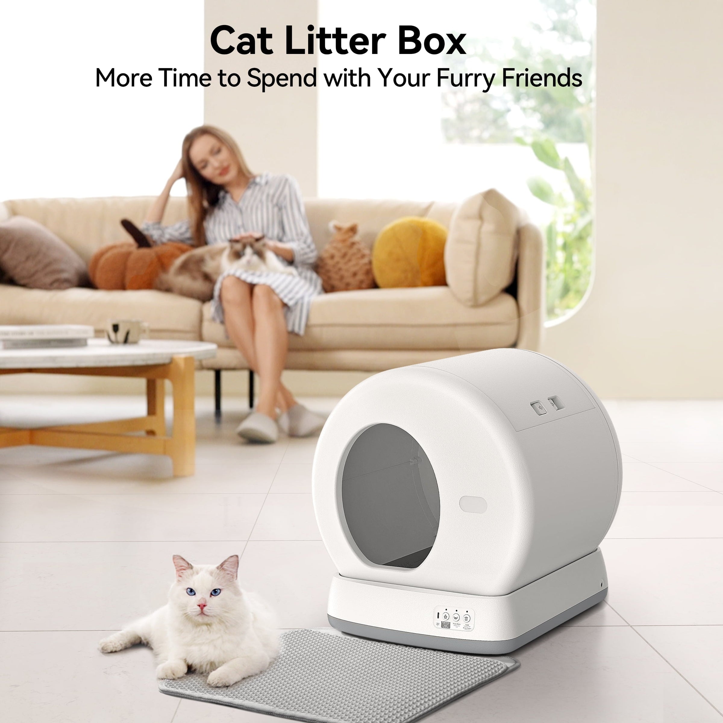 Smart Automatic Self-Cleaning Cat Litter Box - BIG FRENCHIES