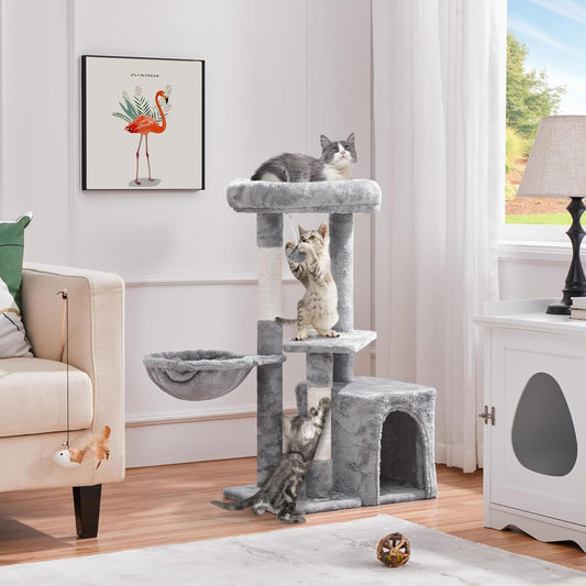 Cat Tower Plush Cover with Condo - BIG FRENCHIES