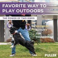Dog Ring Fetch Toy Medium Dogs MIDI Size 2 Rings