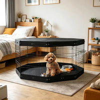 Dog House with Space-Saving for Outdoor